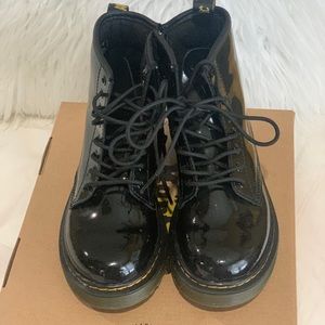 Kids Dr. Marten Patent Boot